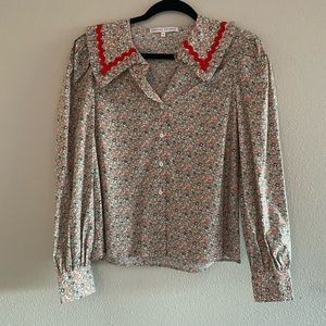 Floral English Factory blouse